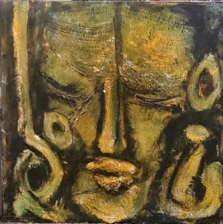 Tác phẩm được trưng bày tại triển lãm.