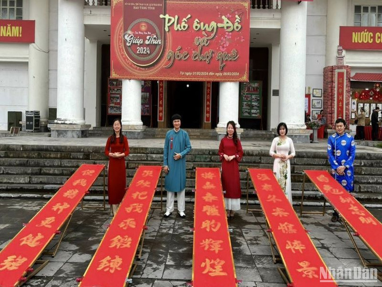 "Phố ông đồ và góc chợ quê" đã được duy trì tổ chức 7 năm qua tại Bảo tàng tỉnh Thái Bình.