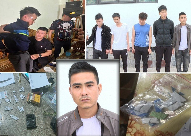 Một số hình ảnh đấu tranh với đường dây, nhóm đối tượng buôn bán ma túy ở thành phố Thanh Hóa.