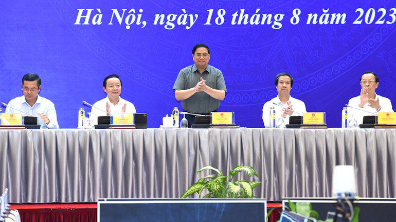 Một số vấn đề được Thủ tướng đánh giá cao. (Ảnh: Trần Hải)