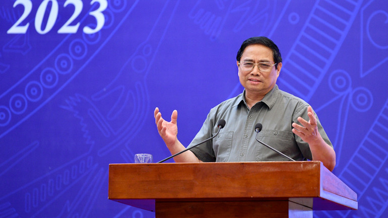 Một số vấn đề "nóng" được Thủ tướng Phạm Minh Chính chỉ ra cần khắc phục. (Ảnh: Trần Hải)