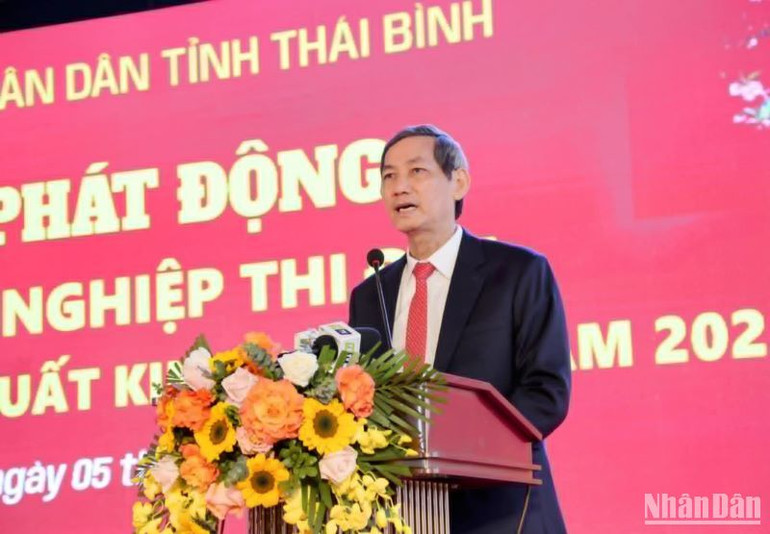 Chủ tịch Hiệp hội Doanh nghiệp tỉnh Thái Bình Đỗ Văn Vẻ khẳng định, cộng đồng doanh nghiệp luôn đồng hành, sẻ chia với địa phương trong mọi hoàn cảnh, mọi thời điểm.