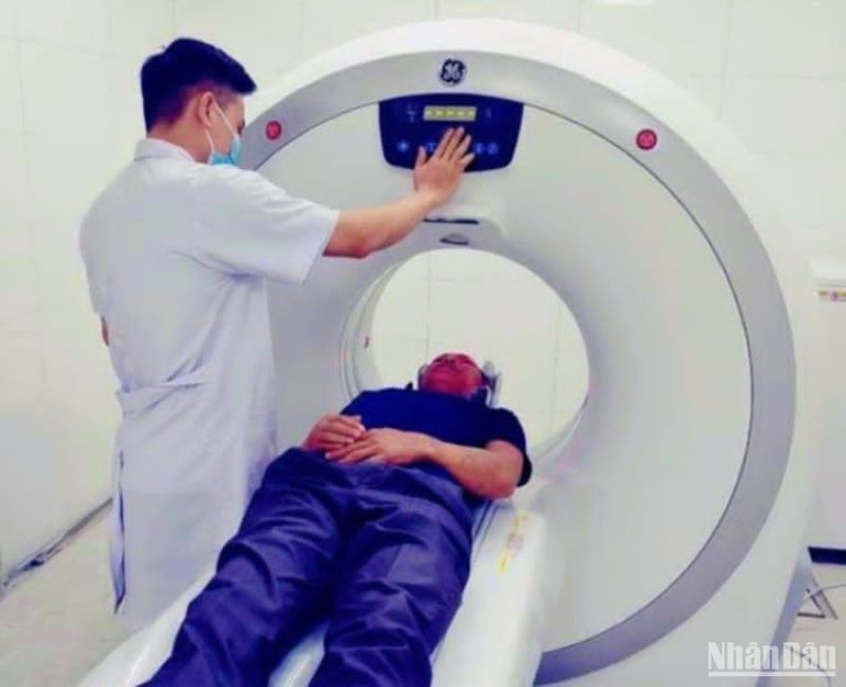 Bệnh viện Đa khoa huyện Đông Hưng được trang bị nhiều máy móc hiện đại phục vụ khám, chữa bệnh cho nhân dân.