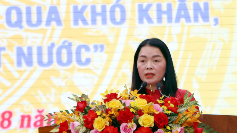 Đại diện Ủy ban Mặt trận Tổ quốc Việt Nam tỉnh Lâm Đồng hưởng ứng đợt thi đua cao điểm.