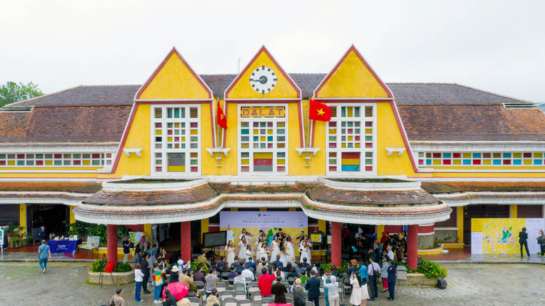 Không gian tổ chức ra mắt Dalat Art Map.