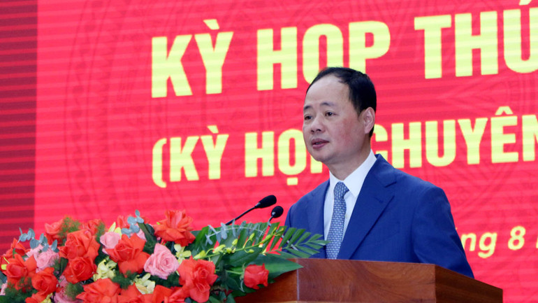 Đồng chí Trần Hồng Thái phát biểu ý kiến tại kỳ họp. Đồng chí Trần Hồng Thái phát biểu ý kiến tại kỳ họp.