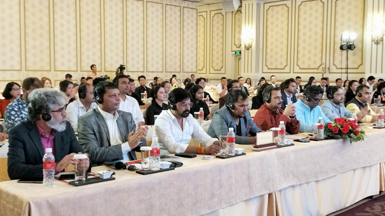 Đại biểu Ấn Độ tham dự hội nghị.