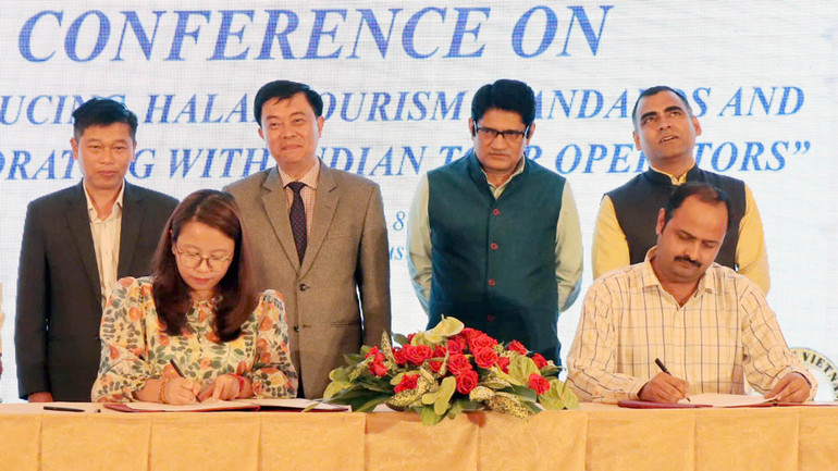 Doanh nghiệp của Lâm Đồng và Ấn Độ ký kết biên bản thỏa thuận hợp tác phát triển du lịch-dịch vụ.