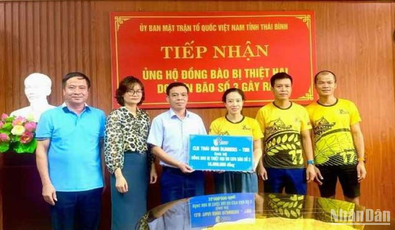 Từ 10/9/2024 đến nay, Ủy ban Mặt trận Tổ quốc Việt Nam tỉnh Thái Bình đã tiếp nhận kinh phí hỗ trợ của 71 cơ quan, đơn vị, tổ chức và cá nhân.