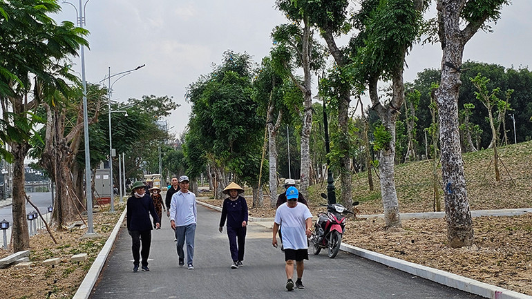 Công viên Hội An hiện là thành điểm đến thường nhật của nhân dân thành phố Thanh Hóa.