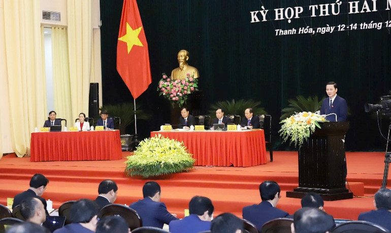 Lãnh đạo Ủy ban nhân dân tỉnh Thanh Hóa tiếp thu, giải trình tại kỳ họp Hội đồng nhân dân tỉnh. Lãnh đạo Ủy ban nhân dân tỉnh Thanh Hóa tiếp thu, giải trình tại kỳ họp Hội đồng nhân dân tỉnh.