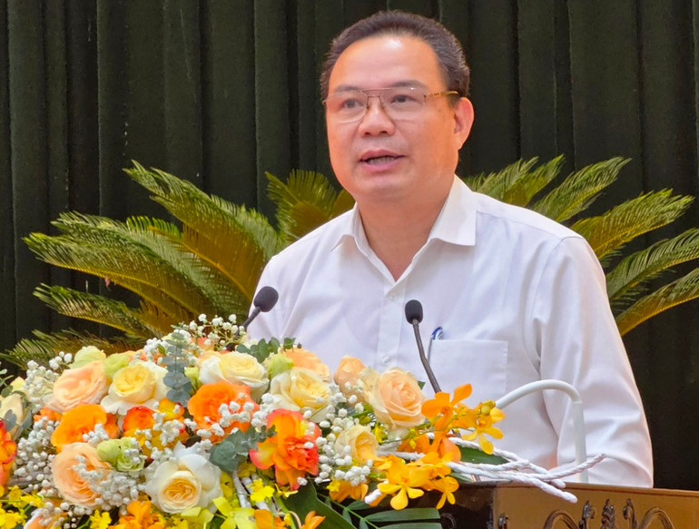 Thứ trưởng Lao động-Thương binh và Xã hội phát biểu tại Hội nghị