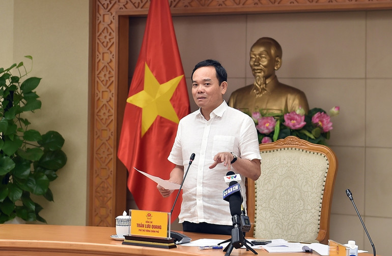 Phó Thủ tướng Trần Lưu Quang nhấn mạnh Đề án tạo bước chuyển mang tính đột phá về tư duy làm nông nghiệp tại vùng đất "Chín Rồng"... (Ảnh: VGP) Phó Thủ tướng Trần Lưu Quang nhấn mạnh Đề án tạo bước chuyển mang tính đột phá về tư duy làm nông nghiệp tại vùng đất "Chín Rồng"... (Ảnh: VGP)