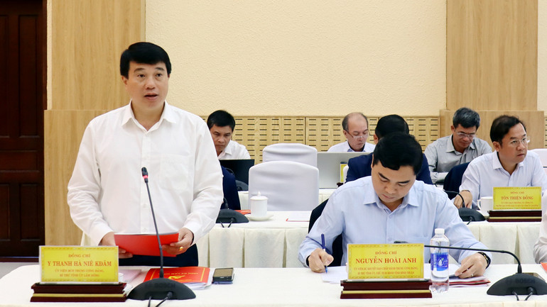 Đồng chí Y Thanh Hà Niê Kđăm, Ủy viên Trung ương Đảng, Bí thư Tỉnh ủy Lâm Đồng làm Trưởng Ban chỉ đạo thực hiện hợp nhất 3 tỉnh Lâm Đồng, Bình Thuận và Đắk Nông.