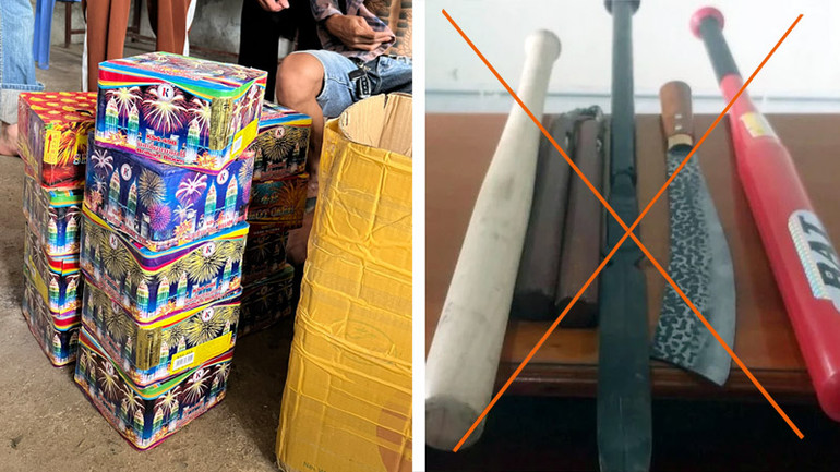 Tang vật vụ việc.