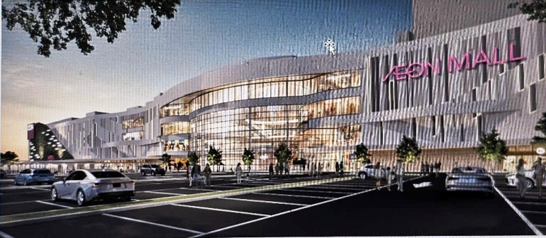 Phối cảnh trung tâm thương mại AEON MALL Thanh Hóa.