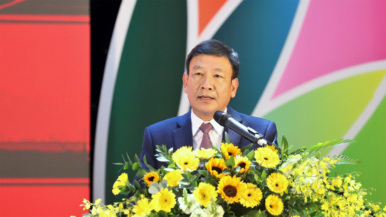 Phó Bí thư Tỉnh ủy Lâm Đồng Bùi Thắng phát biểu tại lễ kỷ niệm. Phó Bí thư Tỉnh ủy Lâm Đồng Bùi Thắng phát biểu tại lễ kỷ niệm.