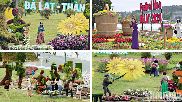 Festival Hoa Đà Lạt lần thứ 10, với chủ đề “Hoa Đà Lạt - Bản giao hưởng sắc màu”.