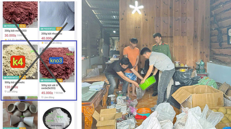 Đối tượng đã thực hiện giao dịch mua, bán gần 400 đơn hàng trên phạm vi toàn quốc.