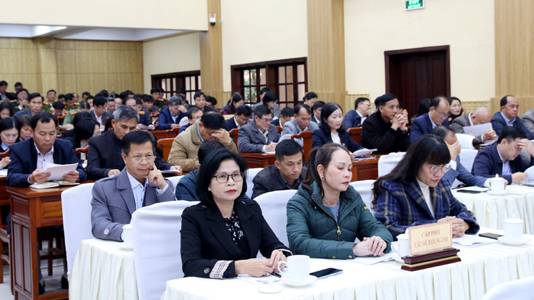 Đại biểu tham dự hội nghị.