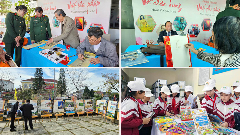 Nhiều hoạt động tại Hội sách, báo và triển lãm ảnh Xuân Ất Tỵ năm 2025.