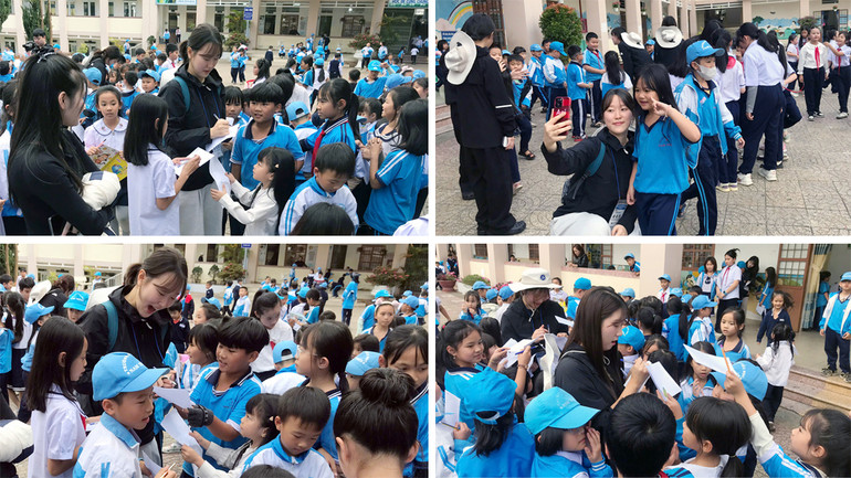 Các hoạt động giao lưu giữa sinh viên Hàn Quốc và học sinh thành phố ngàn hoa Đà Lạt.