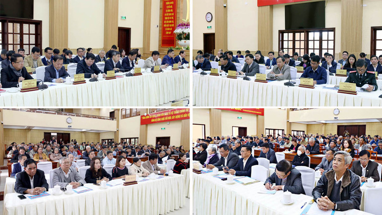 Các đại biểu dự buổi đối thoại.