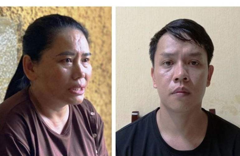 2 đối tượng bị khởi tố, tạm giam.