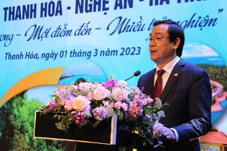 Tổng Cục trưởng Tổng cục Du lịch phát biểu tại Hội nghị.