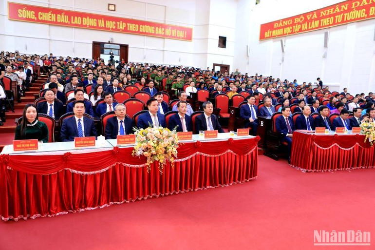 Các đại biểu dự Lễ kỷ niệm.