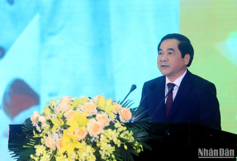 Phó Bí thư Thường trực Tỉnh ủy Thái Bình Nguyễn Tiến Thành nhấn mạnh: Đây là sự kiện chính trị trọng đại, không thể phai mờ của Đảng bộ, chính quyền và nhân dân Thái Bình với Đảng, Bác Hồ kính yêu.