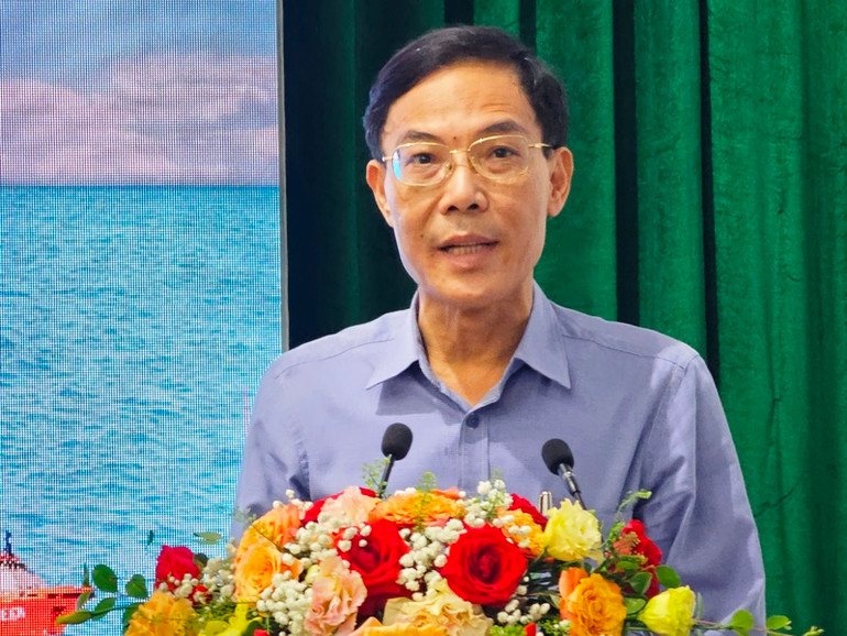 Lãnh đạo tỉnh Thanh Hóa phát biểu tại buổi lễ.