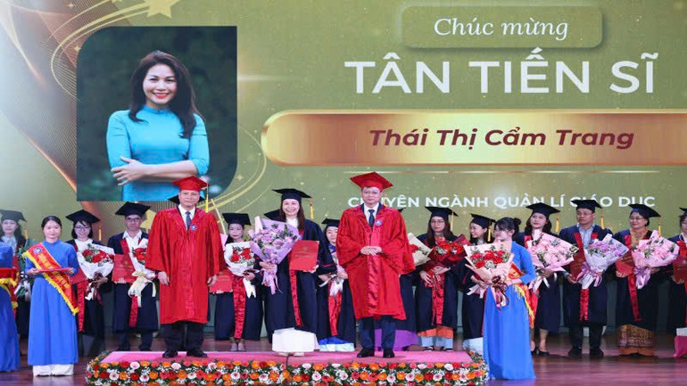 Các tân tiến sĩ được nhận bằng tốt nghiệp năm 2024. (Ảnh: Thanh Tùng) Các tân tiến sĩ được nhận bằng tốt nghiệp năm 2024. (Ảnh: Thanh Tùng)