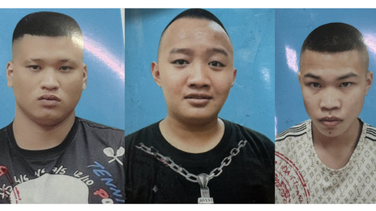 Các đối tượng Duy, Tấn, Ngọc.