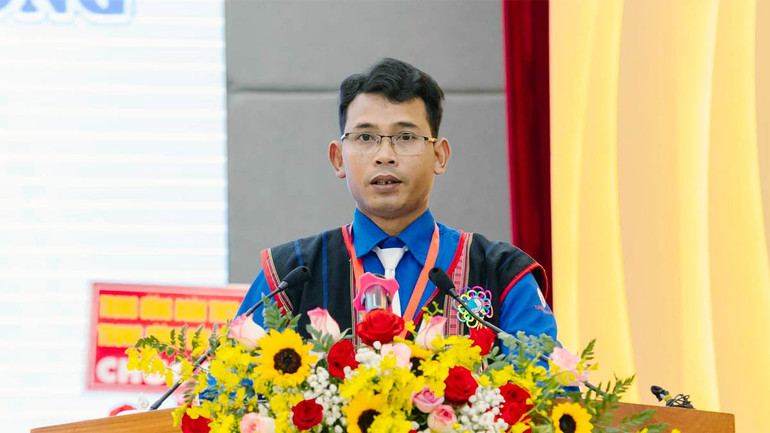 Chủ tịch Hội Liên hiệp Thanh niên Việt Nam tỉnh Lâm Đồng khóa 7 Ndu Ha Biên.