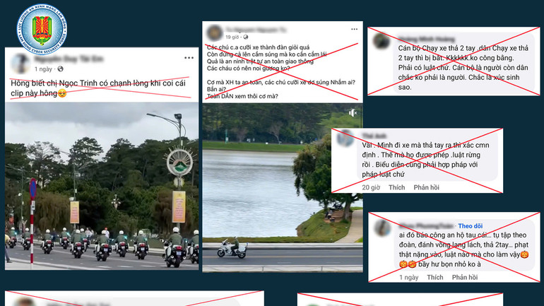 Thông tin sai sự thật, xuyên tạc đăng tải trên mạng xã hội về Đại hội khỏe “Vì an ninh Tổ quốc” diễn ra tại Đà Lạt.