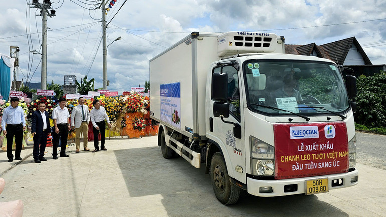 Blue Ocean JSC chính thức xuất lô hàng trái chanh leo sang thị trường Australia.