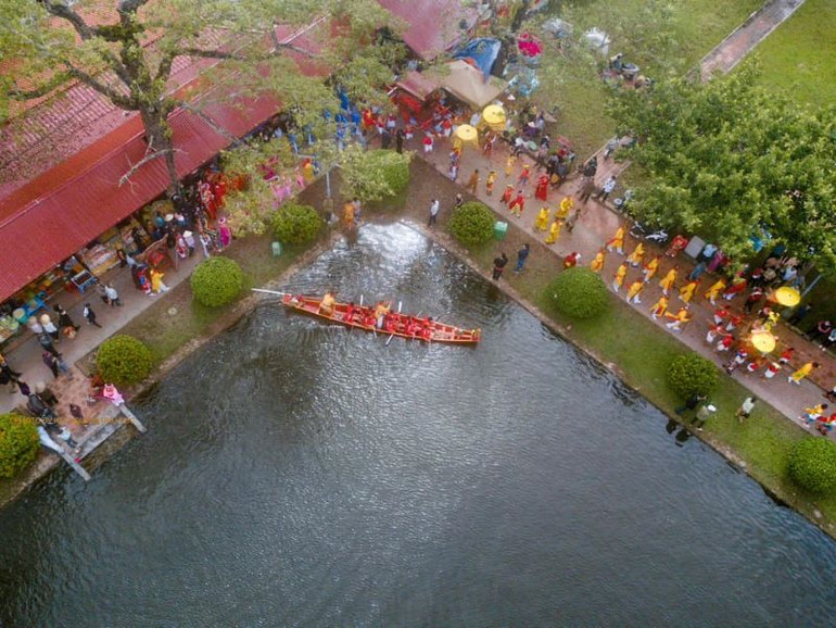 Về miền di sản Lễ hội chùa Keo mùa Thu. (Ảnh: Nguyễn Thuyên)