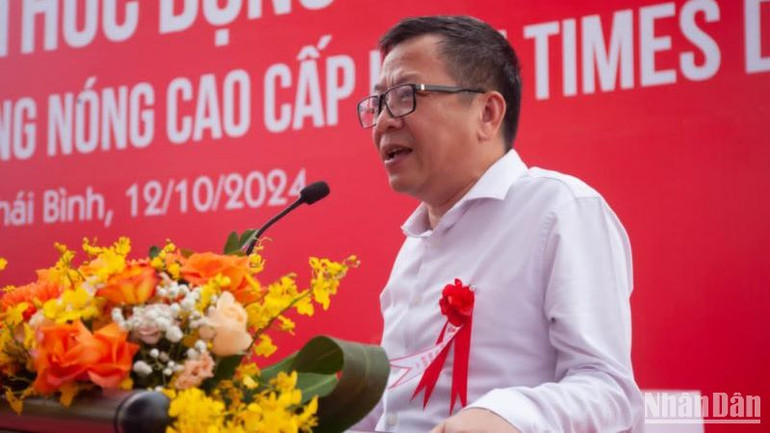 Bí thư Huyện ủy Hưng Hà Trần Hữu Nam khẳng định, các dự án được trao giấy chứng nhận đầu tư và động thổ là đúng định hướng phát triển của tỉnh Thái Bình cũng như chính sách phát triển kinh tế-xã hội của địa phương đề ra trong nhiệm kỳ này.