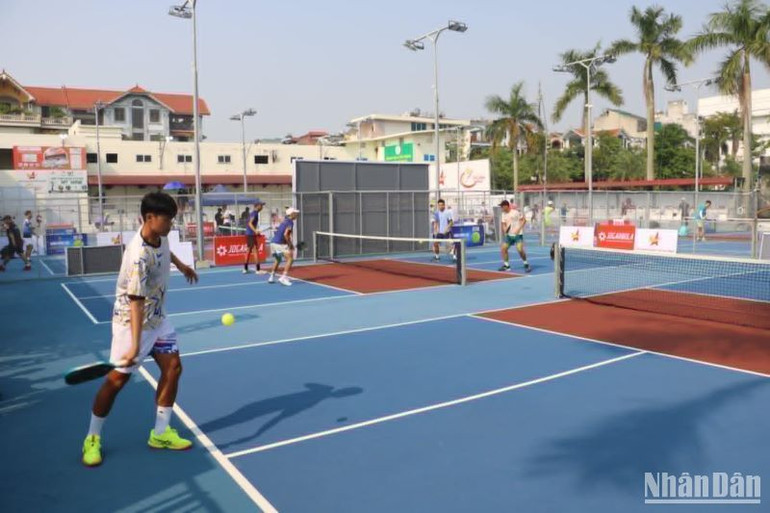 Giải vô địch Pickleball các Câu lạc bộ quốc gia thu hút 350 vận động viên thi đấu.