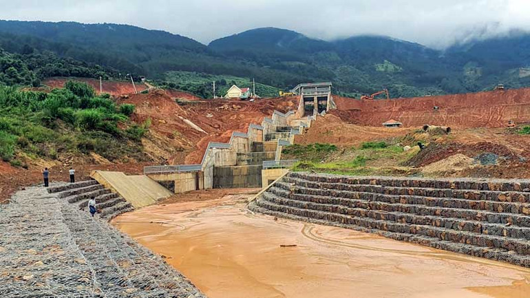 Hồ chứa nước Đông Thanh là dự án trọng điểm của huyện Lâm Hà.