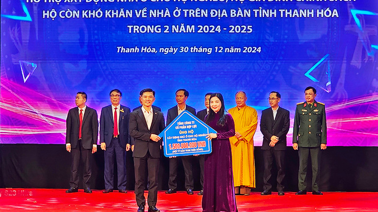 Doanh nghiệp ủng hộ đợt 2, trợ giúp hộ nghèo cải thiện khó khăn về nhà ở.