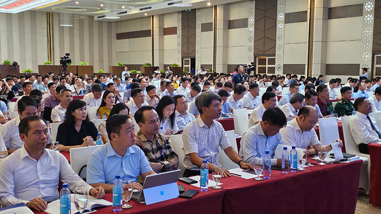 Các đại biểu dự Công bố Chỉ số DDCI Thanh Hóa thường niên.