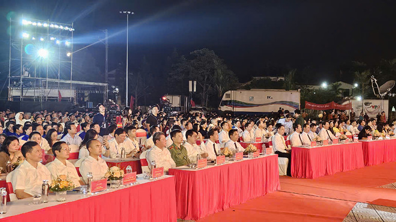 Các đại biểu tham dự tại điểm cầu truyền hình Thanh Hóa.