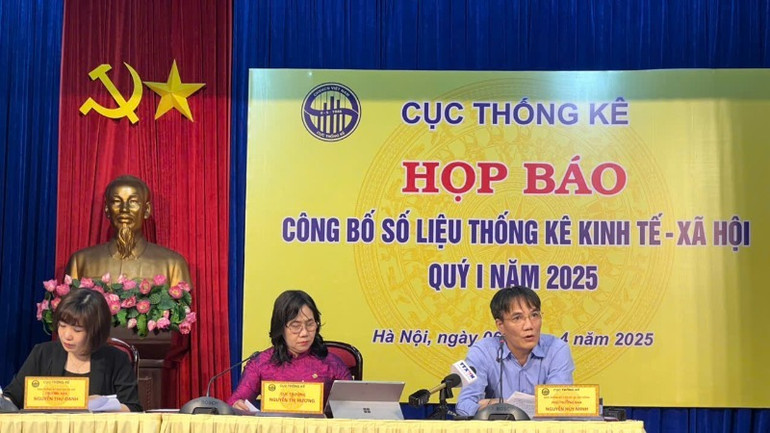 Cục Thống kê, Bộ Tài chính công bố số liệu về Vốn đầu tư thực hiện toàn xã hội quý I/2025.