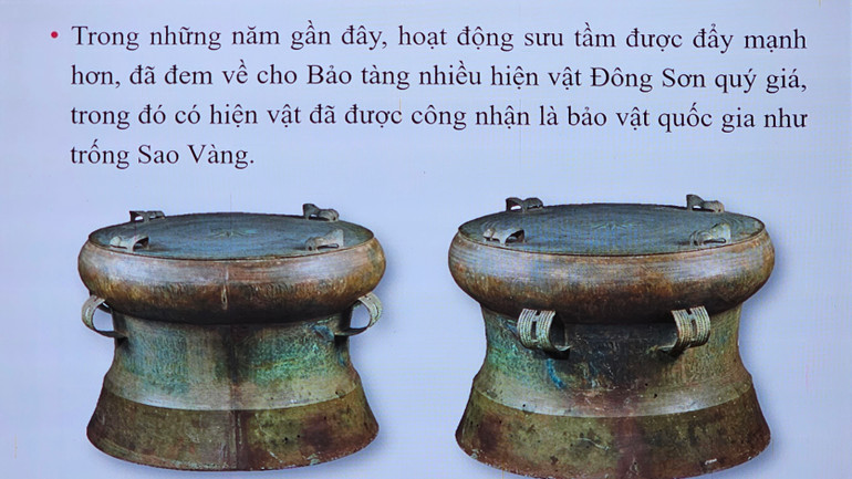 Trống Đồng - hiện vật tiêu biểu của văn hóa Đông Sơn.