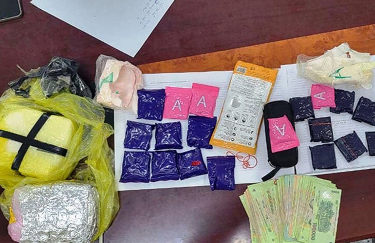 Tang vật vụ án.