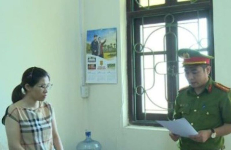 Đối tượng Đặng Thị Vẻ. (Ảnh: Công an tỉnh Thái Bình)