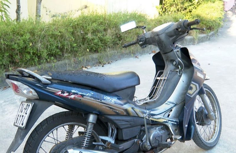 Phương tiện vi phạm của đối tượng Huân. (Ảnh Công an cung cấp)