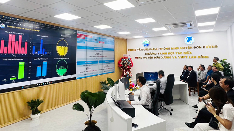 Trung tâm IOC huyện Đơn Dương có 8 hệ sinh thái.